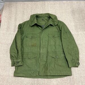 Vintage Wind Resistant Sateen OG 107 Jacket Mens Large 1961 Vietnam USAF